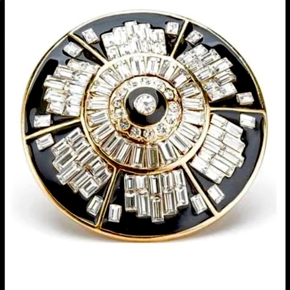 CC Skye blossom ring Art Deco